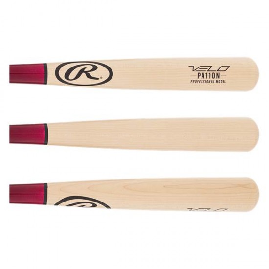 Rawlings VELO Maple Wood Baseball Bat: PA110N Adult ☆ Diacount Store